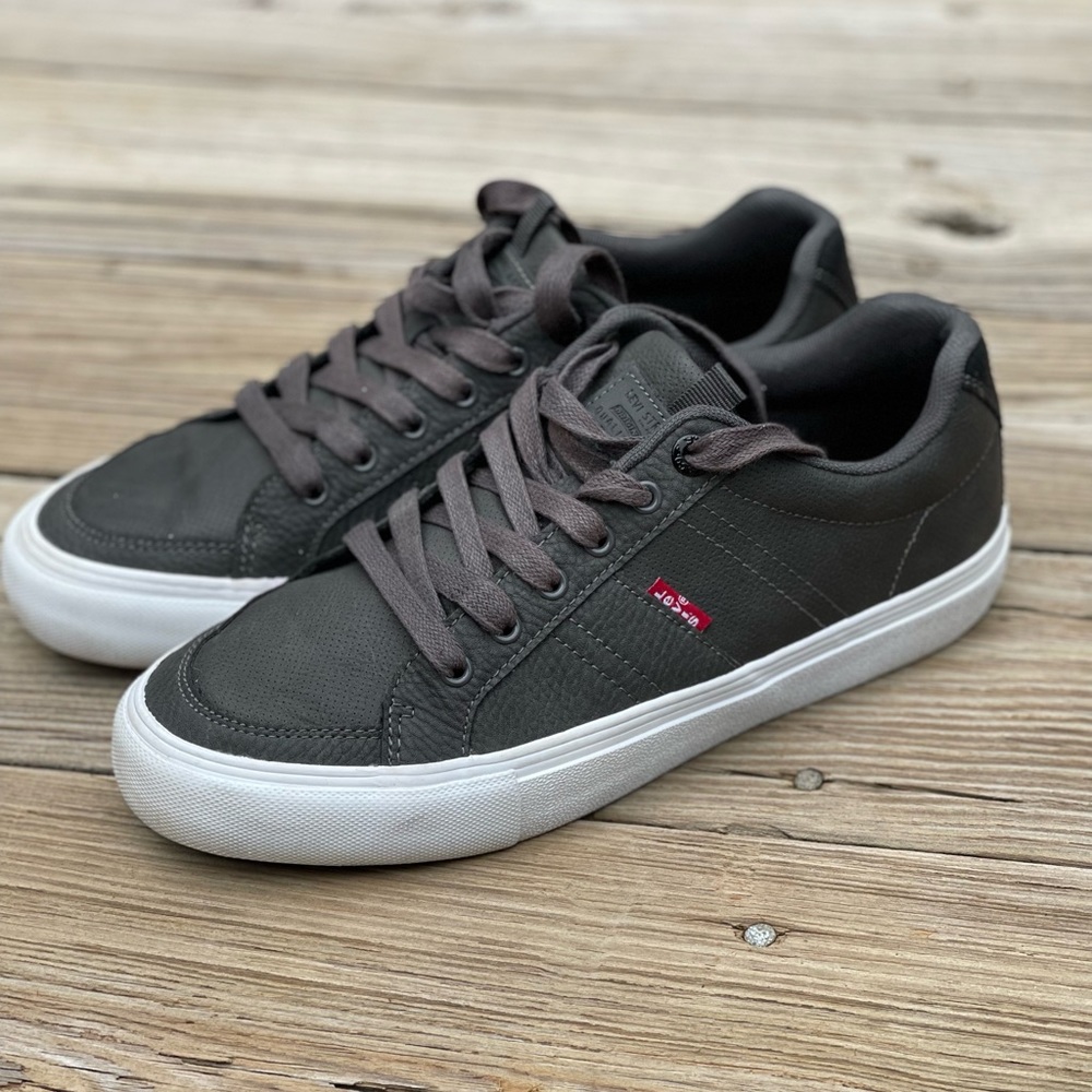 Levi’s Mens Turner WX Stacked Shoes - Charcoal
